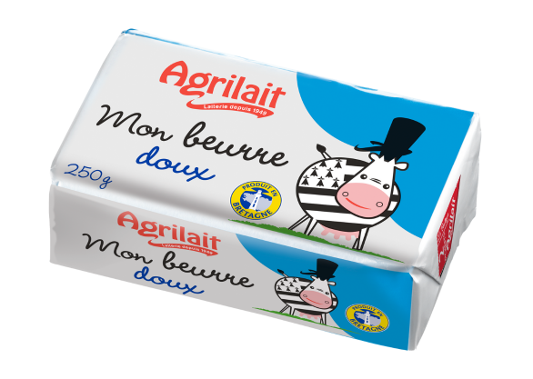 beurre-plaquette-doux-250g-agrilait