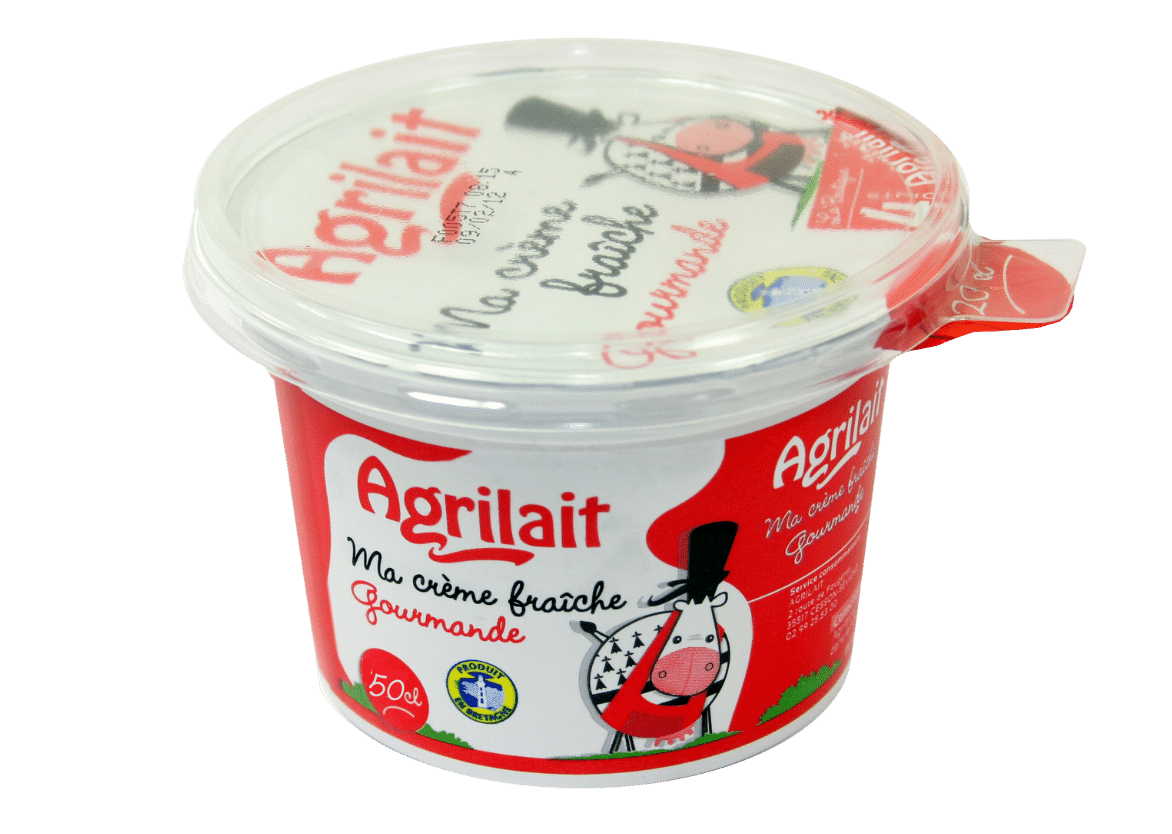Crème fraîche de Bretagne en pot de 50 cl Agrilait
