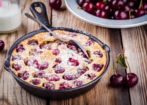 recette-clafoutis-cerises-agrilait