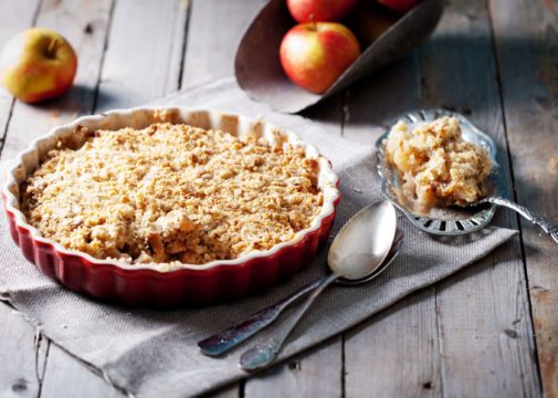 recette-crumble-aux-pommes-agrilait