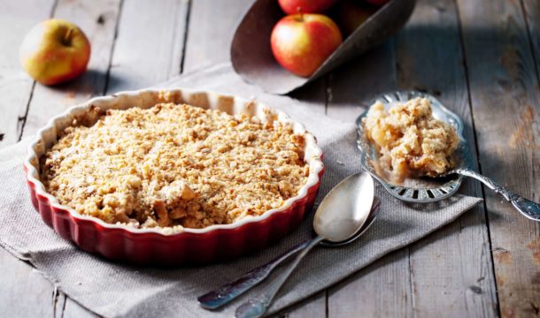 recette-crumble-aux-pommes-agrilait