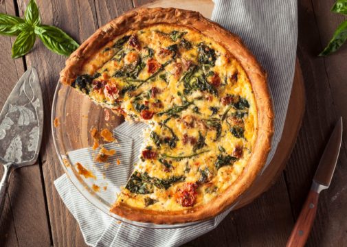 recette-quiche-epinard-saumon-agrilait