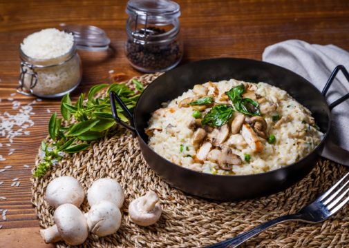 recette-risotto-poulet-champignon-agrilait