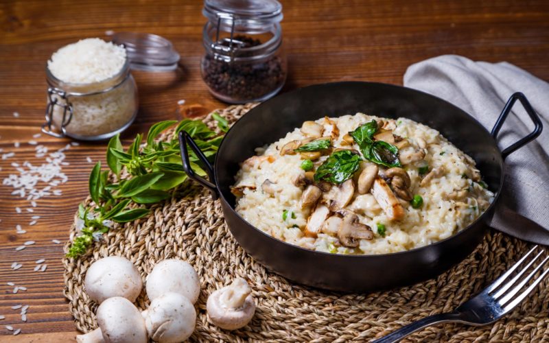 recette-risotto-poulet-champignon-agrilait