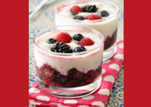 recette-verrine-framboises-creme-fouetee-agrilait