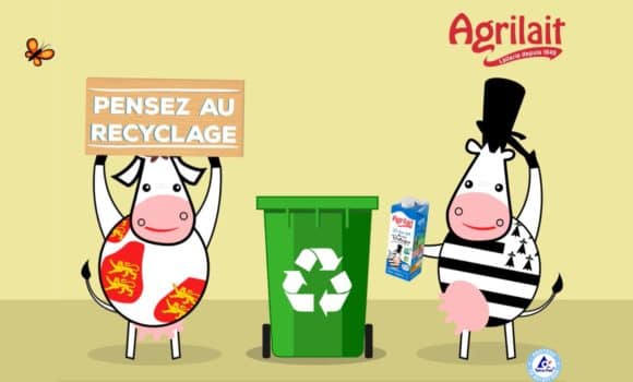 Les briques de lait Agrilait se recyclent