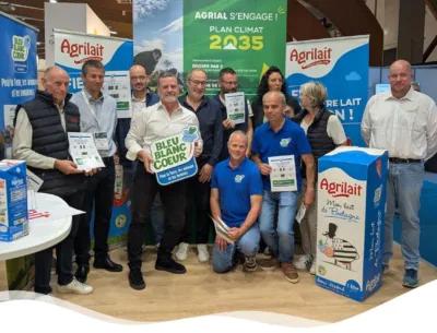 remise éco-méthane bleu-blanc-coeur éleveurs Agrilait Space 2025