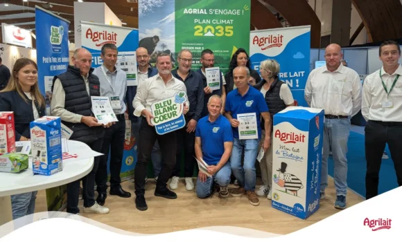 remise éco-méthane bleu-blanc-coeur éleveurs Agrilait Space 2025