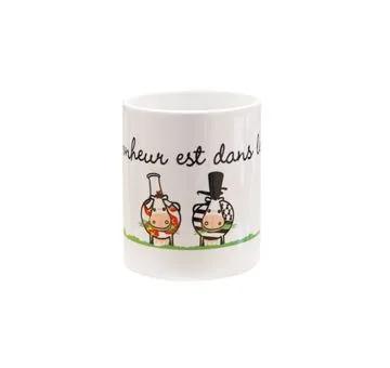 boutique agrilait mug le bonheur est dans le lait