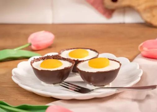 recette panna cotta chocolat paques agrilait