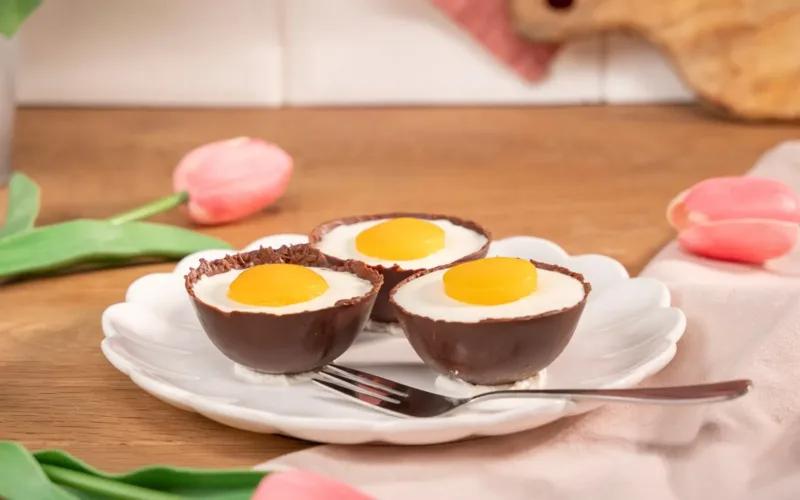 recette panna cotta chocolat paques agrilait