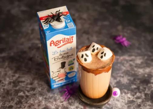 recette boisson halloween agrilait 2026