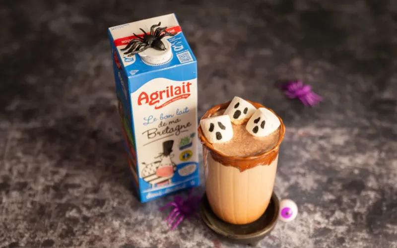 recette boisson halloween agrilait 2026